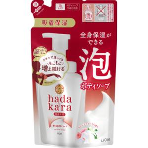 ハダカラ　ボディソープ　泡で出てくるタイプ　フローラルブーケの香り　つめかえ用　440ml※取り寄せ商品　返品不可