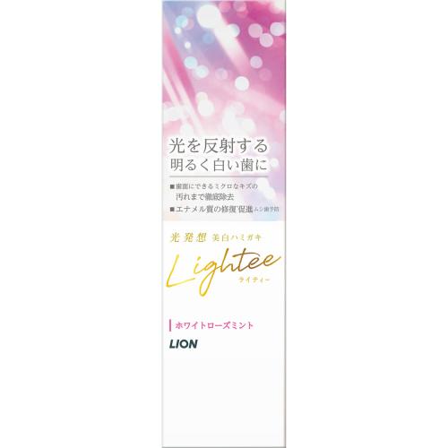 【医薬部外品】ライティー（Lightee）ハミガキ　ホワイトローズミント　100g