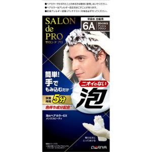 【医薬部外品】サロンドプロ　泡のヘアカラーEX　メンズスピーディ　6Ａ メンズヘアカラー、白髪染めの商品画像