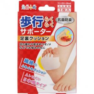 ミノウラコーポレーション　歩行らくらくサポーター足裏クッション　1枚｜ladydrugheartshop