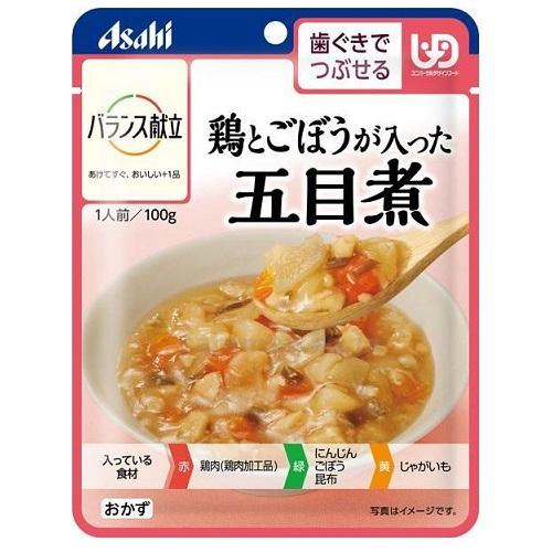 アサヒ　バランス献立　鶏とごぼうが入った五目煮　100g