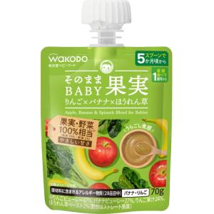 和光堂 そのままBABY果実 りんご×バナナ×ほ...の商品画像