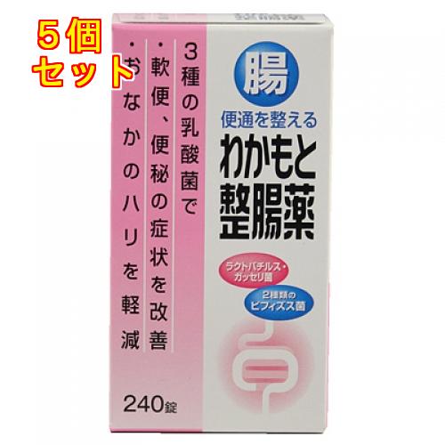 【指定医薬部外品】わかもと整腸薬　240錠×5個