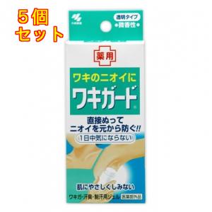 【医薬部外品】小林製薬　薬用ワキガード　50g×5個