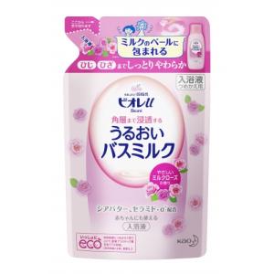 ビオレＵ　バスミルク　ミルクローズの香りつめかえ　480ｍｌ【当日つく高知】｜ladygokouchi