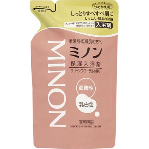 【医薬部外品】ミノン薬用保湿入浴剤詰替え　400g【当日つく高知】