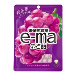 UHA味覚糖 e-maのど飴 袋 グレープ 50gの商品画像