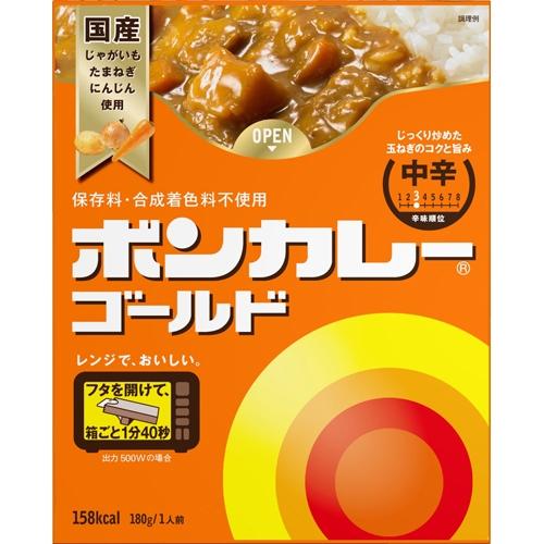 ボンカレーゴールド　中辛　180g