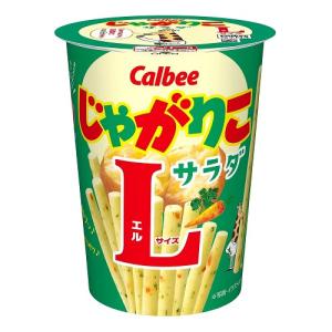 じゃがりこ じゃがりこ サラダ味 【Lサイズ】68g×12個入 1ケース