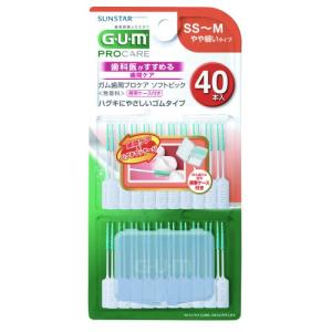 ガム(G・U・M) 歯周プロケア ソフトピック カーブ型30P サイズSS-M