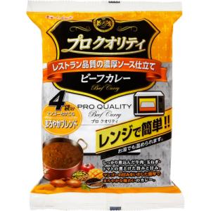 ハウス　プロクオリティ　ビーフカレー　まろやかブレンド（170g×4袋） カレー、レトルトカレーの商品画像