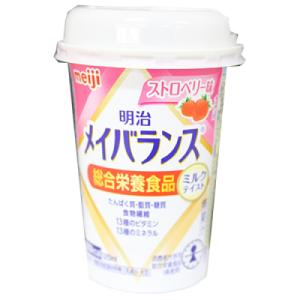 明治（meiji） メイバランス Mini ストロベリー味 125ml カップ 24本入
