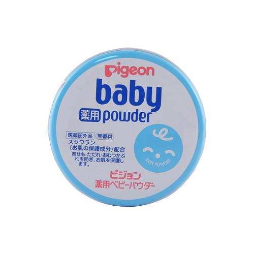 【医薬部外品】ピジョン　薬用ベビーパウダー　ブルー缶　150g