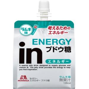 森永製菓　inゼリー　エネルギー　ブドウ糖　ラムネ味　180g