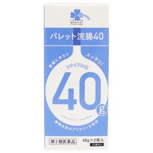 【第2類医薬品】くらしリズム　メディカル　パレット浣腸40（40g×2個）