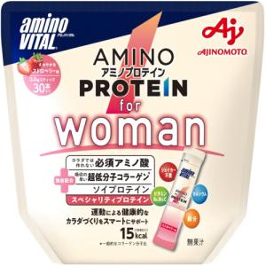 味の素　アミノバイタル　アミノプロテイン　for　woman　ストロベリー　30本入｜ladypoint