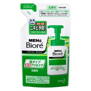 【医薬部外品】メンズビオレ　泡タイプ　アクネケア洗顔　つめかえ用　130ml　
