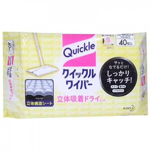 クイックルワイパー　立体吸着ドライシート　40枚入