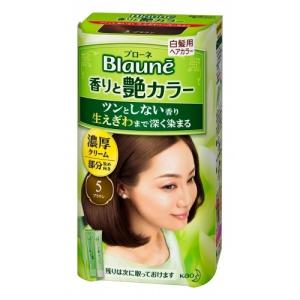 【医薬部外品】ブローネ　香りと艶カラー　濃厚クリーム　5　ブラウン