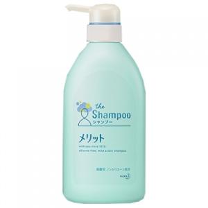 【医薬部外品】メリット　シャンプー　ポンプ　480ml※取り寄せ商品　返品不可｜ladypoint