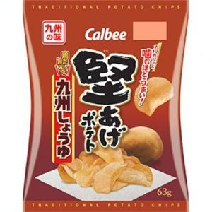 堅あげポテト 九州しょうゆ 63g×12個 : くすりのレデイハートショップ