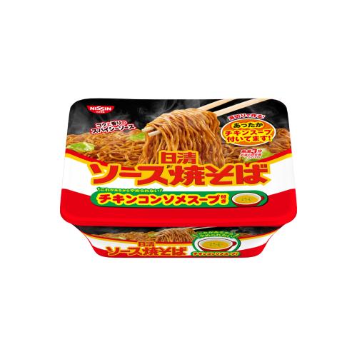 日清　ソース焼そば　チキンスープ付き　104g×12個