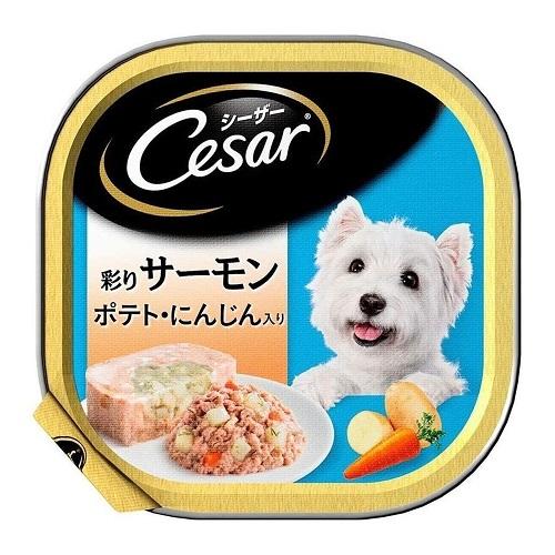 マース　シーザー　彩りサーモン　ポテト・にんじん入り　100g