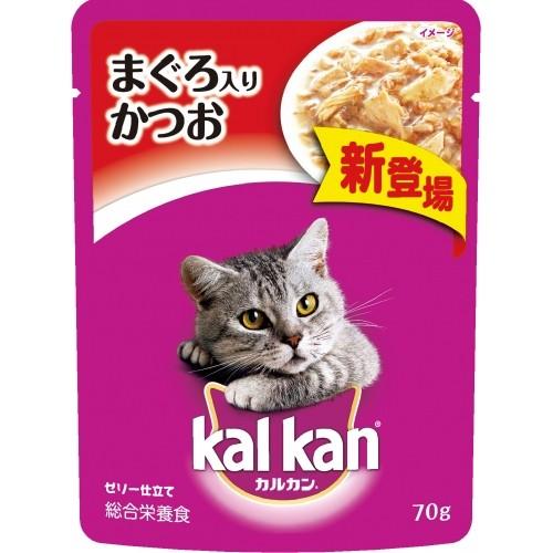 カルカン　パウチ　まぐろ入りかつお　70g