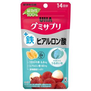 UHA味覚糖 グミサプリ 鉄+ヒアルロン酸 14日分の商品画像