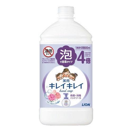 【医薬部外品】キレイキレイ　薬用泡ハンドソープ　フローラルソープの香り　詰め替え　特大　800ml