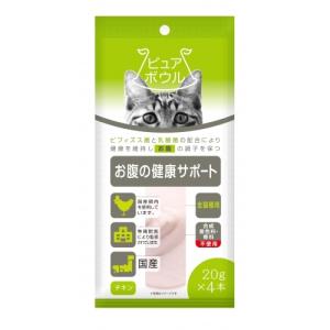 ピュアボウル　全猫種用　お腹の健康サポート（20g×4）※取り寄せ商品　返品不可