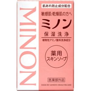 【医薬部外品】ミノン　薬用スキンソープ　80g｜ladypoint