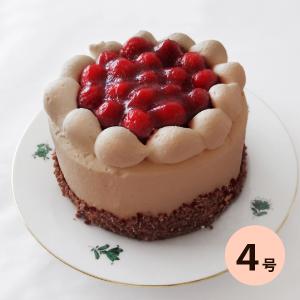 母の日 2024 プレゼント ケーキ 誕生日 チョコレートケーキ チョコケーキ 木苺ショコラショートケーキ4号（おのし・包装・ラッピング不可） お取り寄せ お菓子｜フランス菓子工房ラ・ファミーユ