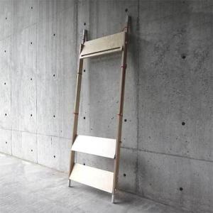 【abode（アボード）】LADDER RACK - Tall（ラダーラック）トールラック 収納 Takafumi Tsuru ハンガー ハンガーラック 組み立て インテリア 家具｜lafan-s