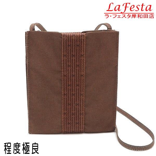 エルメス ショルダーバッグ エールライン・ポシェット ブラウン系 中古（程度極良）