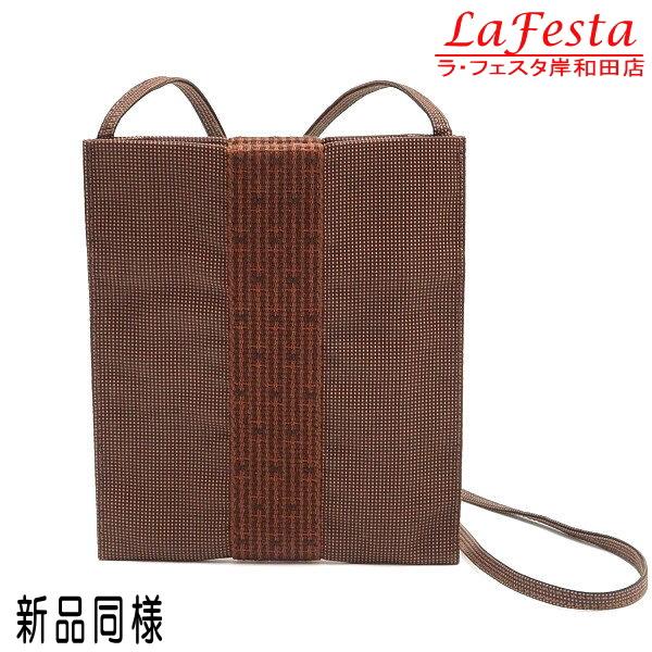 エルメス ショルダーバッグ エールライン・ポシェット ブラウン系 中古（新品同様）