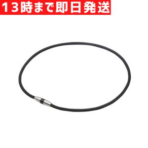ファイテン RAKUWA メタルブラック 45cm  ラクワ 磁気チタンネックレス
