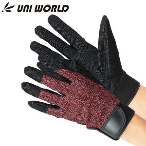 革手工房 UNI WORLD ユニワールド 490 牛床革 背縫い 並 革手袋 作業