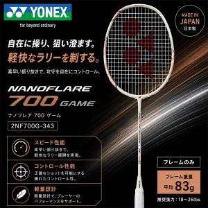 YONEX（ヨネックス） ナノフレア700 NF700 2022SS バドミントン