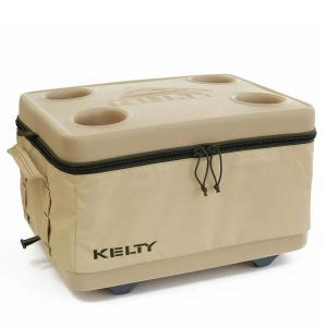 KELTY ケルティ 折り畳み セミハードクーラー NEW FOLDING COOLER M クーラーボックス 35016-KHAKI｜lafitte