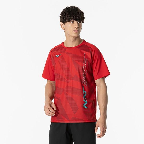 MIZUNO ミズノ プラクティスシャツ ラケットスポーツ ユニセックス Ｔシャツ／ポロシャツ メン...