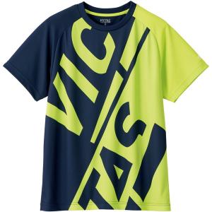 VICTAS ブロック ロゴ ティー BLOCK LOGO TEE 卓球 Tシャツ 632102-6042