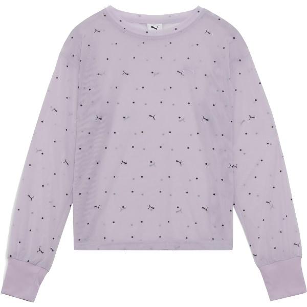 PUMA プーマ AUTUMN メッシュ LS AOP Tシャツ マルチスポーツ ロングTシャツレデ...