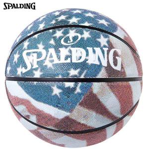 SPALDING スポルディング スターズアンドストライプスラバー 7号球 84-320J バスケットボール7号球 男子一般用｜lafitte