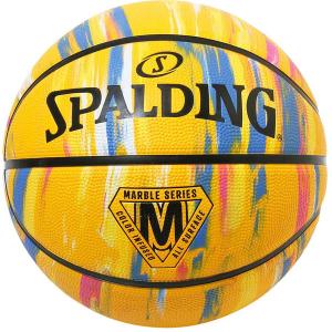 SPALDING マーブル イエロー ラバー 7号球 バスケット ボール 84401Z