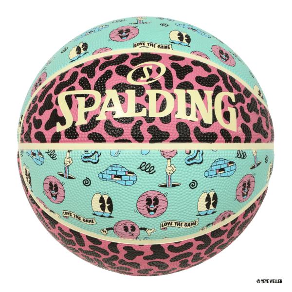 SPALDING スポルディング イェイェ・ウェラー ストリートスウィッシュ クリーム ピンク バス...