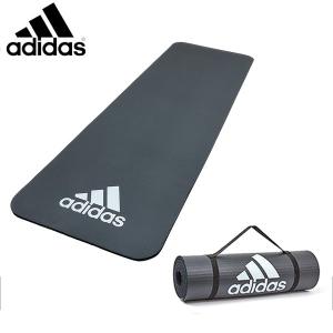 アディダス adidas ストレッチ フィットネスマット 10mm グレー ヨガ ピラティス プロアバンセ ADMT-11015GR｜lafitte