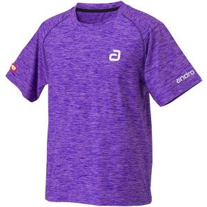 アンドロ（andro）メランジティーシャツ アルファ パープル