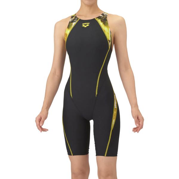 ARENA アリーナ トレーニングワンピーススパッツ オープンバック・ハーフレッグ 水泳 水着レディ...