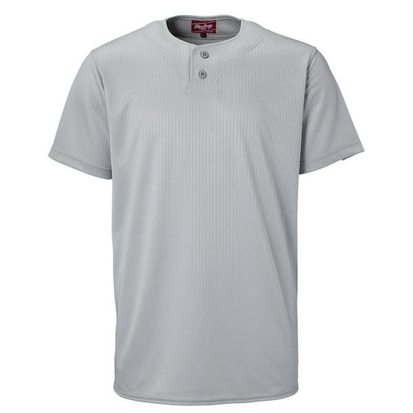 Rawlings ローリングス 2ボタンベースボールシャツ ATS15S01-RGRY 半袖